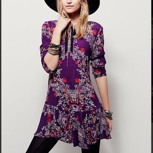 Free People Smooth Talker Dress Plumberry